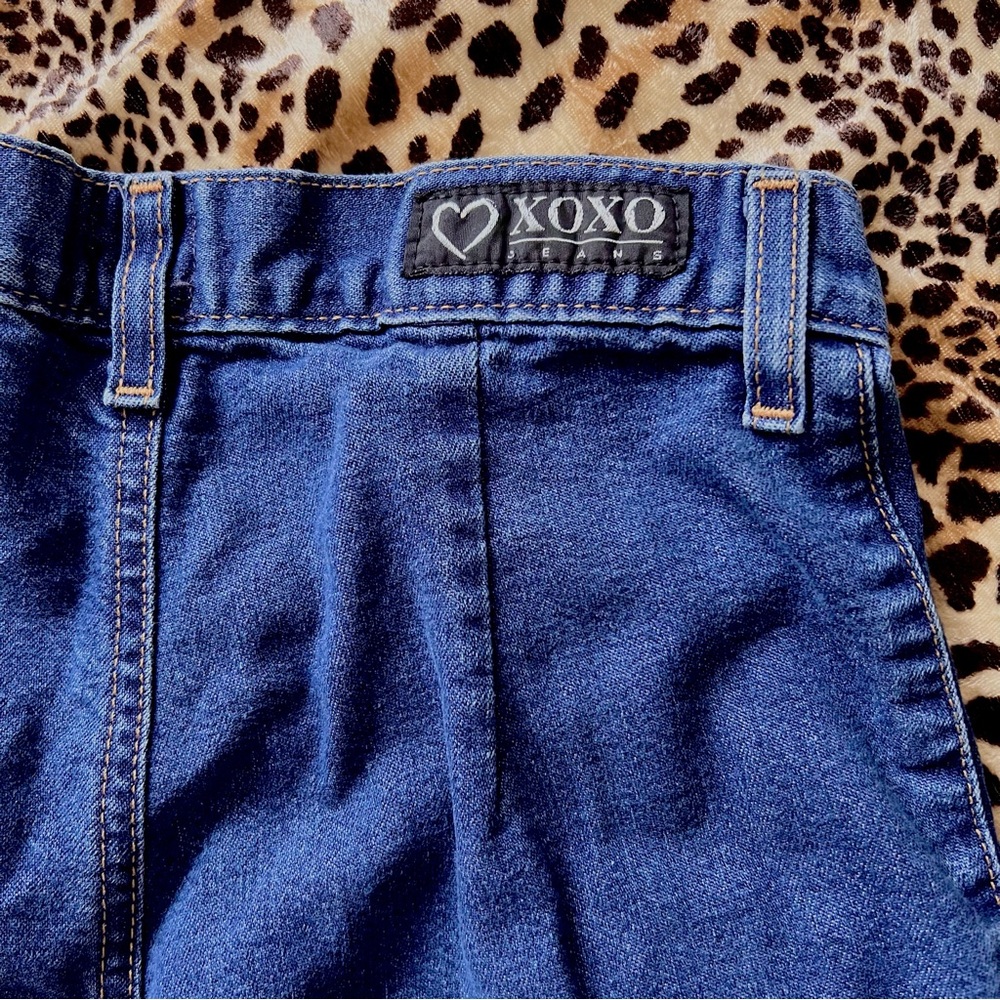 XOXO [RARE] 2000’s Y2K High-Waisted Flared Capri Jeans ⋆ PRE-LOVED ⋆